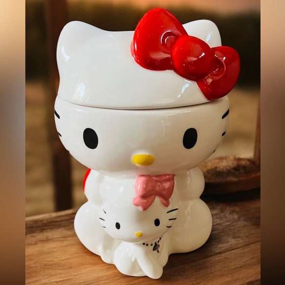 Hello Kitty and Charmmy Kitty cookie jar canister NEW RARE HTF collectors item - Picture 2 of 7